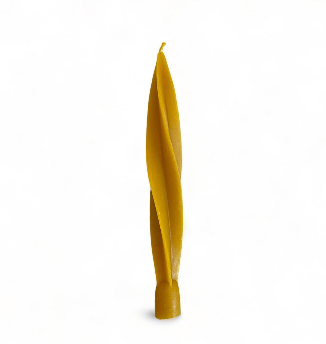 Twisted Large Candle - Yellow